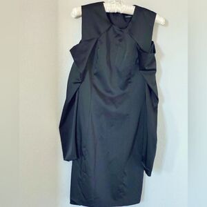 Viadellerose Elegant Black Dress Small